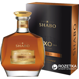 Бренді витриманий Shabo XO 15 років витримки 0.5 л 40% у подарунковій упаковці (4820070403398) ТОП в Одесі