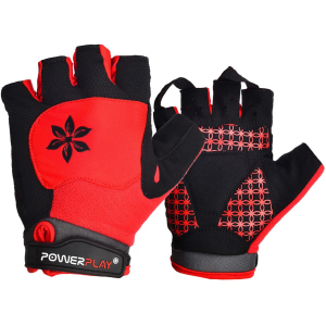 Велоперчатки жіночі PowerPlay 5284A XS Red (5284A_XS_Red) в Одесі