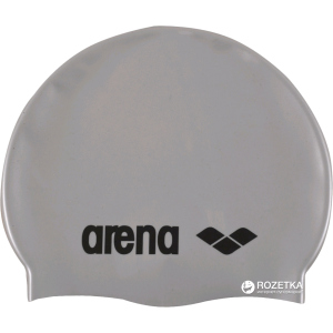 Шапочка для плавания Arena Classic Silicone JR91670-51 Silver (3468333887700)