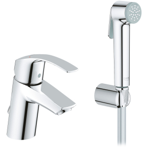 Смеситель для раковины GROHE Eurosmart 23124002 с душевым набором ТОП в Одессе