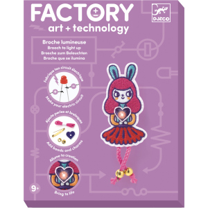 Набір для творчості Djeco Брошка Bunny Girl Factory E-textil (DJ09320) (3070900093201) рейтинг