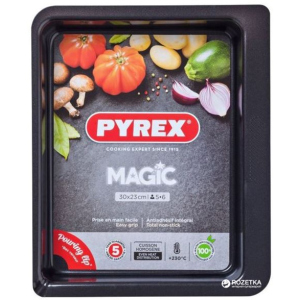 Форма прямокутна для випічки Pyrex Magic 30 х 23 см Прямокутна Чорна (MG30RR6) в Одесі