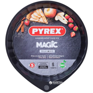 Форма кругла для випічки пирогівPyrex Magic30 см Кругла Чорна (MG30BN6)