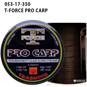 Леска Trabucco T-Force Pro-Carp 1000 м 0.354 мм 15.8 кг (053-17-350) надежный