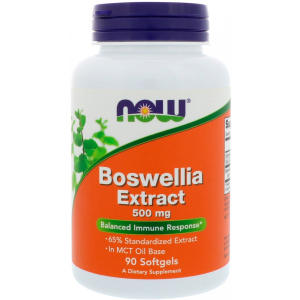 Натуральний екстракт NOW Boswellia Extract 500 мг 90 капсул (733739049360) краща модель в Одесі