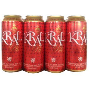 купити Упаковка пива Kral Pils світле фільтроване 4.1% 0.5 л x 12 шт (8594166370517)