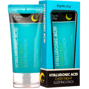 Ночная маска для лица FarmStay Hyaluronic Acid Every Night Sleeping Pack с гиалуроновой кислотой 120 мл (8809635230217) рейтинг