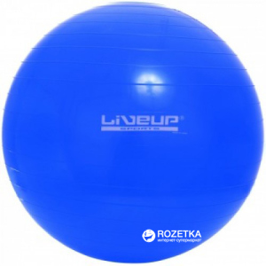 Фітбол LiveUp Gym Ball 65 см Blue (LS3221-65b) краща модель в Одесі