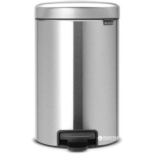 Ведро для мусора Brabantia Pedal Bin 12 л Matt Steel (113604) ТОП в Одессе