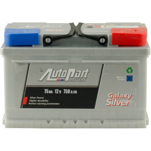 Автомобільний акумулятор Autopart 75 Ah/12V sb Galaxy Silver (0) (ARL075-GAL0) краща модель в Одесі