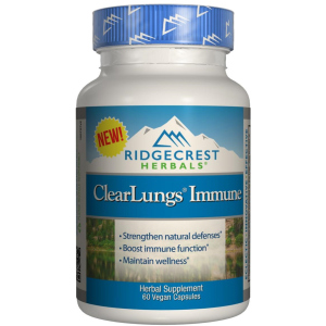 Натуральная добавка RidgeCrest Herbals Clear Lungs Immune 60 гелевых капсул (355724001391) ТОП в Одессе