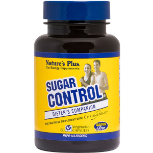 Натуральна добавка Natures Plus Блокатор Сахара Sugar Control 60 гелевих капсул (97467047112) рейтинг