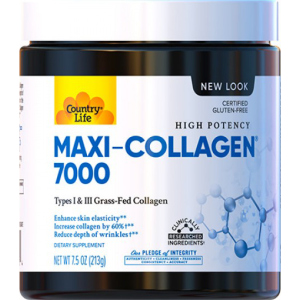 Натуральна добавка Country Life 1 та 3 Типів + Біотин Maxi Collagen 7.5 унцій (210 г) (015794050704) ТОП в Одесі