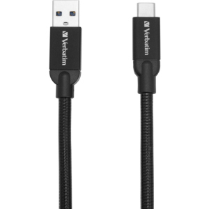 Кабель Verbatim USB-C - USB-A 1 м Черный (48871) ТОП в Одессе