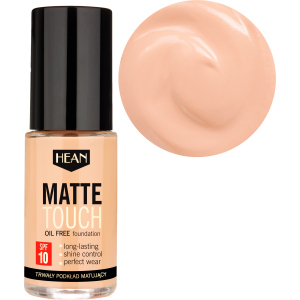 Основна основа Hean Matte Touch foundation 002 натуральний 30 мл (5907474472300) ТОП в Одесі