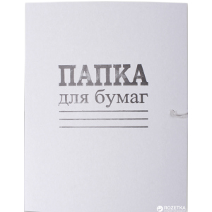 Набір папок паперових DK на зав'язках Дело Еко А4 білий 50 шт (DK006) ТОП в Одесі