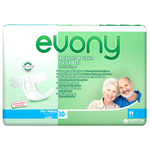 купить Подгузники для взрослых Evony 2 Medium 30 шт (8690536804061)