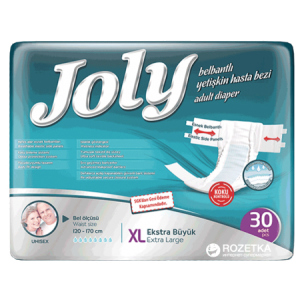 Подгузники для взрослых Joly 4 Extra Large 30 шт (8690536805198) ТОП в Одессе