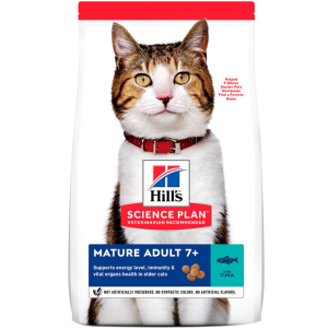 Сухий корм для літніх кішок старше 7 років Hill's Science Plan Feline Mature Adult 7+ - 1.5 кг (604101) краща модель в Одесі