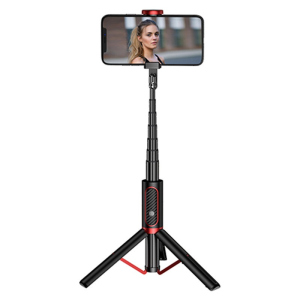 Селфи палка со штативом и Bluetooth кнопокй JOYROOM Phantom Series Tripod AB202. Black ТОП в Одессе