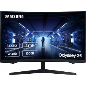 Монітор 31.5" Samsung Odyssey G5 LC32G54T Black (LC32G54TQWIXCI) краща модель в Одесі