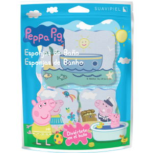 Губка для душу Suavipiel Peppa Pig Свинка Пеппа 3 шт (8410262500576) в Одесі