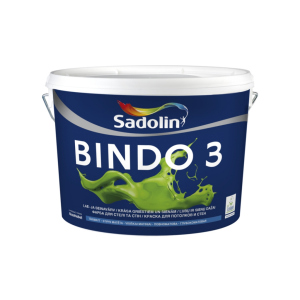 Краска для стен и потолков Sadolin Bindo 3 BW 10 литров лучшая модель в Одессе