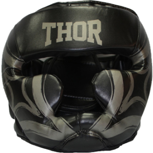 Боксерский шлем Thor 727 Cobra M Black (727 (Leather) BLK M) в Одессе