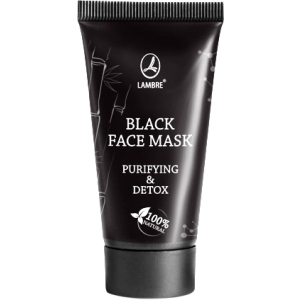 Маска Lambre Black face mask Багатофункціональна очищувальна з детокс і матуючим ефектом 40 мл (3760183769992) ТОП в Одесі