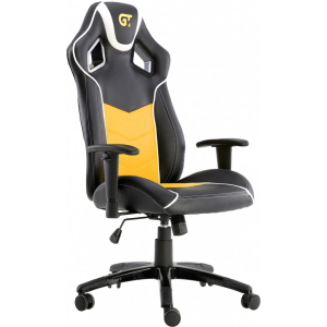 Кресло для геймеров GT RACER X-2560 Black/White/Yellow ТОП в Одессе