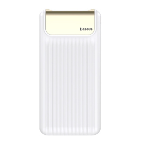 Power bank Baseus Quick Charge 3.0 с ЖК дисплеем 10000 mah White лучшая модель в Одессе