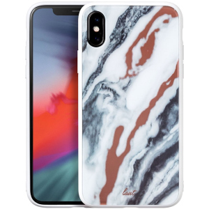 Панель Laut Mineral Glass для Apple iPhone X/Xs White (LAUT_IP18-S_MG_MW) в Одесі