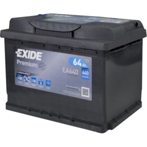 Автомобільний акумулятор Exide Premium 6СТ-64 (EA640) 64 Аг (-/+) Euro 640 А (EA640) краща модель в Одесі