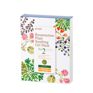 Увлажняющая маска для лица Petitfee Resurrection Plant Soothing Gel Mask 10 х 30 г (8809508850092) ТОП в Одессе