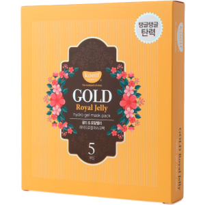 Гідрогелева маска для обличчя із золотом Koelf Gold & Royal Jelly Mask 5 х 30 г (8809239802582) краща модель в Одесі