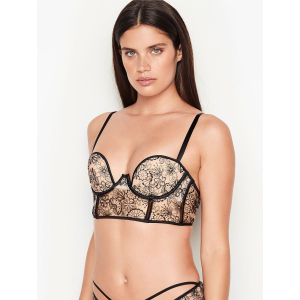 Бюстье Victoria's Secret 721458707 32C Бежевий/Чорний (1159751853) краща модель в Одесі