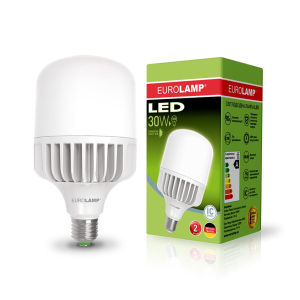 Світлодіодна лампа (LED) Eurolamp 30W Е27 6500K (LED-HP-30276) краща модель в Одесі