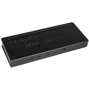 Спліттер PowerPlant HDSP4-M HDMI 1x4 V1.4, 4K (CA911509) в Одесі