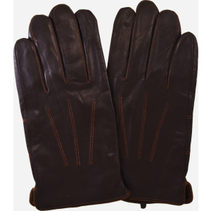 Чоловічі шкіряні рукавички Sergio Torri 1011 М 9 Коричневі (2000000013138-1) ТОП в Одесі