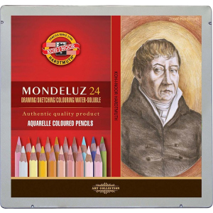 купить Карандаши цветные акварельные Koh-i-Noor Mondeluz Portrait 24 цвета (3724024012)