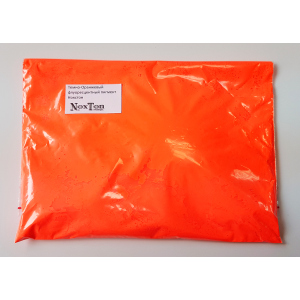 купити Флуоресцентний (ультрафіолетовий) пігмент Нокстон Темно-оранжевий (Темно-оранжеве свічення в УФ) 0,5 кг