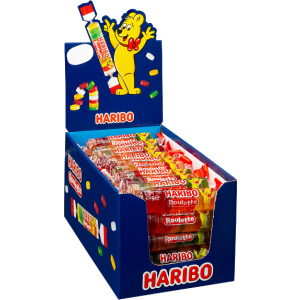 Упаковка жувальних цукерок Haribo Roulette 50 шт х 25 г (4001686372234) в Одесі