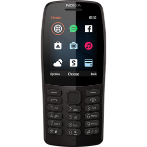 Мобильный телефон Nokia 210 Dual Sim Black (16OTRB01A02) ТОП в Одессе