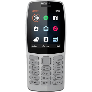 Мобільний телефон Nokia 210 Dual Sim Gray надійний