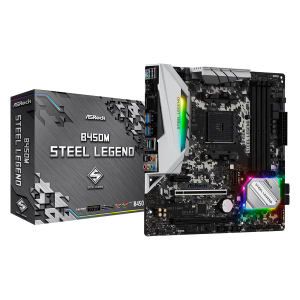 Материнская плата ASRock B450M Steel Legend Socket AM4 лучшая модель в Одессе