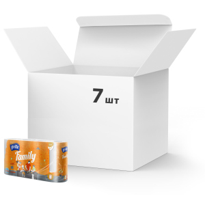 Упаковка бумажных полотенец Grite Family 2 слоя 83 листа 7 шт по 4 рулона (4770023348590) лучшая модель в Одессе