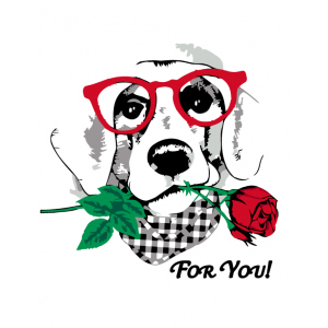 Набір для творчості Rosa Start акриловий живопис за номерами Dog with a Rose 35 х 45 см (4823098517757) ТОП в Одесі