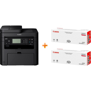 Canon i-SENSYS MF237w Wi-Fi, Ethernet, fax (1418C162AA/418C170AA) Bundle: + 2 Картриджа Canon 737 краща модель в Одесі