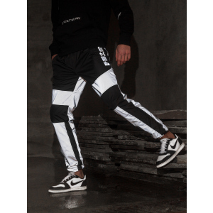 Спортивні штани карго BEZET Black/Reflective' 21 1412 S Чорні (2000980090334) краща модель в Одесі