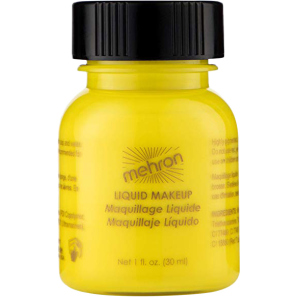 Рідкий грим Mehron Liquid Makeup Yellow 30 мл (111C-Y-1) (764294511047) краща модель в Одесі